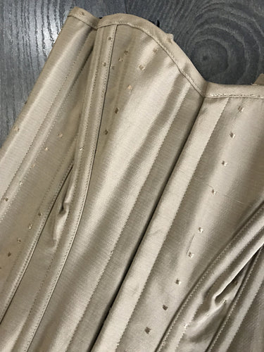 Scandals Taupe Satin Corset